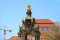 Fragment of the Crown Gate in Zwinger, Dresden