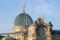 The dome of the building of the Academy of Arts close-up, Germany