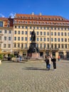 The four-star Steigenberger Hotel de Saxe in the heart of the city of Dresden.