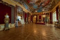 Audience Chamber in the State Apartments, Dresdenâs Residential Palace complex (Residenzschloss). Luxurious interior