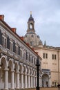 The Stallhof colonnade in Dresden, Germany