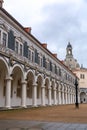 The Stallhof colonnade in Dresden, Germany