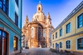 Dresden, Germany - Frauenkirche famous cathedral in Dresda, Saxony