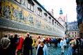 Dresden Germany: FÃÂ¼rstenzug Wall