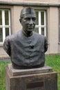 Dresden, Germany - June 27, 2023: Monument to Jawaharlal Nehru, the first prime minister of India, in Dresden University of