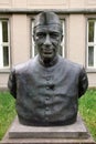 Dresden, Germany - June 27, 2023: Monument to Jawaharlal Nehru, the first prime minister of India, in Dresden University of