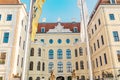 Architecture of a Taschenbergpalais Kempinski Grand Hotel in Dresden