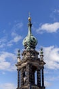 18th century baroque Dresden Cathedral also called Cathedral of the Holy Trinity, Dresden, Germany Royalty Free Stock Photo