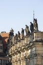 18th century baroque Dresden Cathedral also called Cathedral of the Holy Trinity, Dresden, Germany Royalty Free Stock Photo