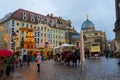 Dresden historic center Christmas market Germany