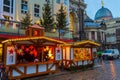 Dresden historic center Christmas market Germany