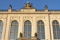 Dresden Johanneum building at dusk Royalty Free Stock Photo
