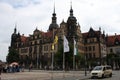 Dresden: may 2. 2017 - Dresden, Germany. Frauenkirche Church of Our lady. Medieval city, historical and cultural center of Free