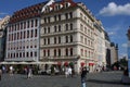 Dresden: may 2. 2017 - Dresden, Germany. Frauenkirche Church of Our lady. Medieval city, historical and cultural center of Free