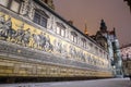 Dresden old town night Royalty Free Stock Photo