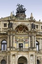 Dresden: The portal of the Semper Oper Royalty Free Stock Photo