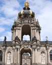 Zwinger crown is a palace in the German city of Dresden Royalty Free Stock Photo