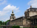 Zwinger crown is a palace Royalty Free Stock Photo