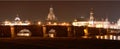 Dresden, Saxony, Germany at night Royalty Free Stock Photo