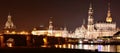 Dresden, Saxony, Germany at night Royalty Free Stock Photo