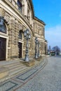 Dresden Semper Opera House side Royalty Free Stock Photo