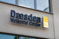 Dresden Welcome Center Logo Sign