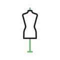 Dress Holder icon vector image.