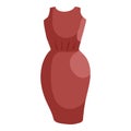 Dress icon, cartoon style Royalty Free Stock Photo