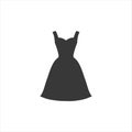 Dress icon. Vector concept illustration for design Royalty Free Stock Photo