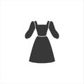 Dress icon. Vector concept illustration for design Royalty Free Stock Photo
