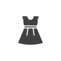 Dress icon vector