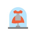 Dress, museum icon. Simple color vector elements of historical things icons for ui and ux, website or mobile application