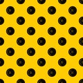 Dress round button pattern vector