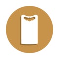 dress shift icon in badge style. One of clothes collection icon can be used for UI, UX