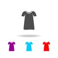 dress shift icon. Elements of clothes in multi colored icons for mobile concept and web apps. Icons for website design and develop