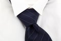 Dress shirt and nectie detail. Royalty Free Stock Photo