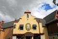 Dress shop in bavarian style architecture