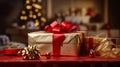 Christmas Gift Wrappings Wallpapers Royalty Free Stock Photo