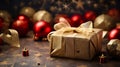 Christmas Gift Wrappings Wallpapers Royalty Free Stock Photo