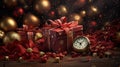 Christmas Gift Wrappings Wallpapers Royalty Free Stock Photo