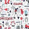 Dressage Vector Pattern