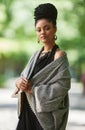 Dressed to the nines. Portrait of an attractive young woman posing outdoors. Royalty Free Stock Photo