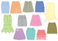Dresses and skirts Royalty Free Stock Photo