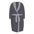 Dressing gown icon cartoon vector. Woman robe