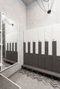 Dressing room, cloakroom, wardrobe interior Royalty Free Stock Photo