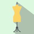 Dressmaker model flat icon