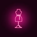 Dressmaker model icon. Elements of Handmade in neon style icons. Simple icon for websites, web design, mobile app, info graphics