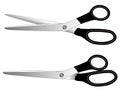 Dressmaker Shears, Open-closed positions Royalty Free Stock Photo