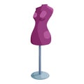 Dressmakers model icon, cartoon style