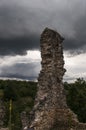 DreÃÂ¾nik, Stari Grad DreÃÂ¾nik, Croatia, Plitvice lakes area, castle, fortress, landscape, medieval, Europe, ruins, old ruin Royalty Free Stock Photo